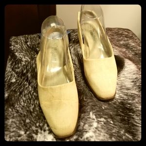 Beige High Lights shoes